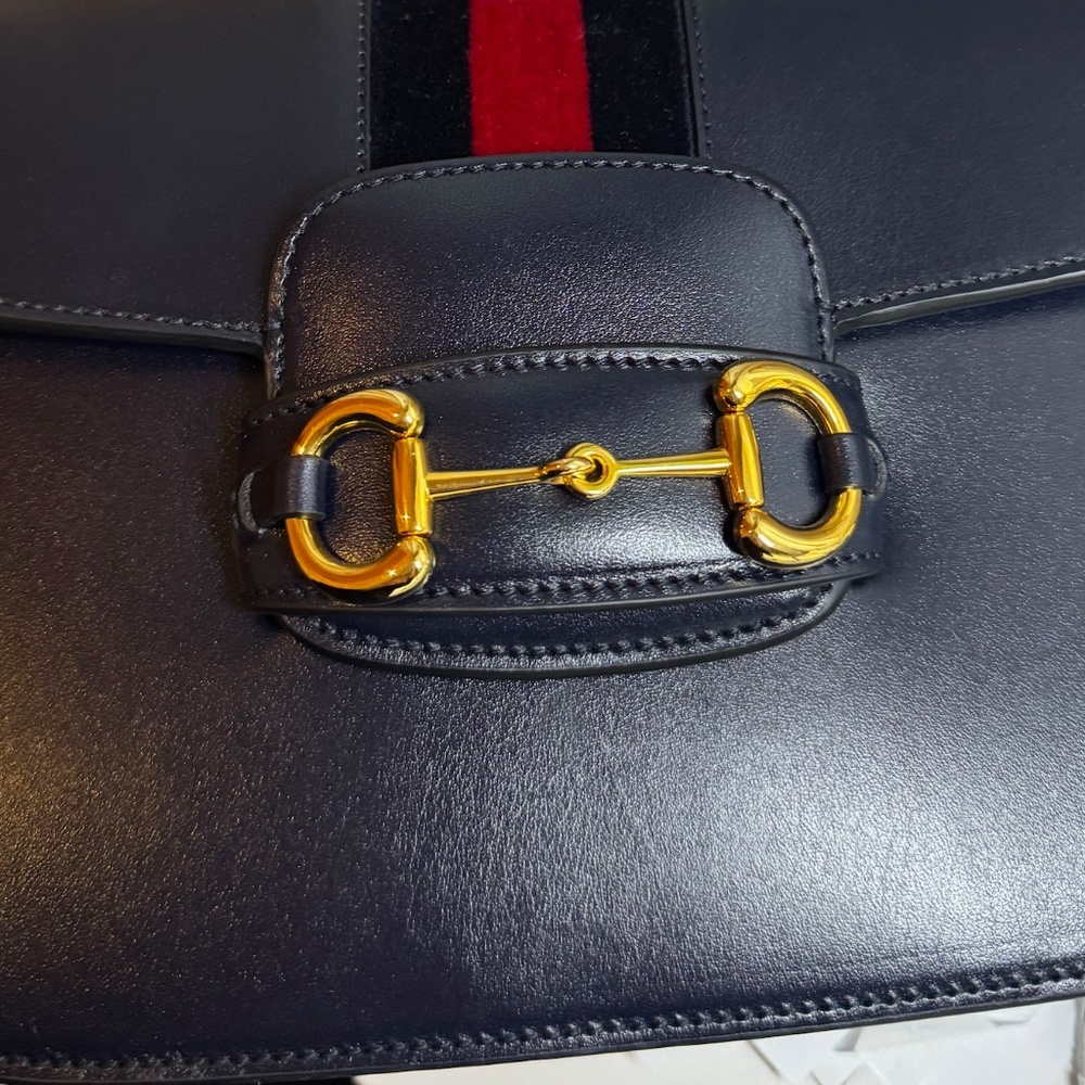GUCCI 1955 Horsebit Shoulder Bag - NWT - Picture 15 of 16